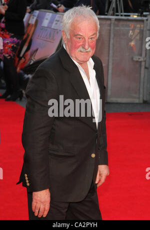 London, England, Great Britain - Bernard Hill attends the 'Titanic 3D' World Premiere at the Royal Albert Hall, London - March 27th 2012  Photo by Keith Mayhew Stock Photo