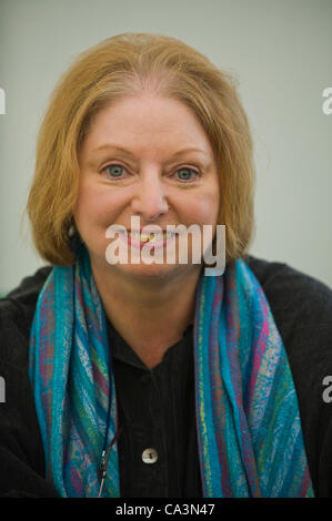 Hilary Mantel, Man Booker Prize-winning author pictured at The Telegraph Hay Festival 2012, Hay-on-Wye, Powys, Wales, UK Stock Photo