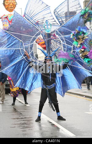 03-06-12 City of Preston UK Caribbean Carnival Stock Photo