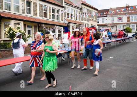 Sandgate Road, Brislington, Bristol, Street Party. Stock Photo