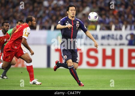 Maya Yoshida (JPN),  June 3, 2012 - Football / Soccer :  FIFA World Cup Brazil 2014 Asian Qualifier Final Round, Group B  match between Japan 3-0 Oman  at Saitama Stadium 2002, Saitama, Japan.  (Photo by Daiju Kitamura/AFLO SPORT) [1045] Stock Photo