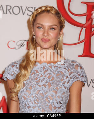 Candice Swanepoel 2012 CFDA Fashion Awards held at Alice Tully Hall