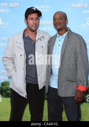 ADAM SANDLER & TODD BRIDGES THAT'S MY BOY. WORLD PREMIERE LOS ANGELES CALIFORNIA USA 04 June 2012 Stock Photo