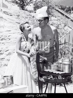 GALE STORM  with husband Lee Bonnell at their son Pual Bonnell's birthday party.AKA Josephine Owaissa Cottle.Supplied by   Photos inc.(Credit Image: Â© Supplied By Globe Photos Inc/Globe Photos/ZUMAPRESS.com) Stock Photo