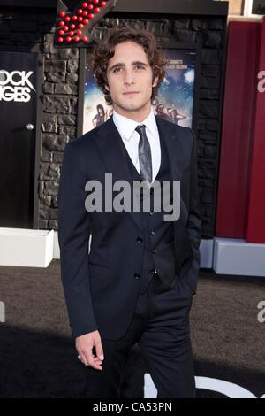 Diego Boneta at arrivals for ROCK OF AGES Premiere, Grauman's Chinese Theatre, Los Angeles, CA June 8, 2012. Photo By: Emiley Schweich/Everett Collection Stock Photo