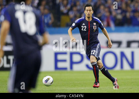 Maya Yoshida (JPN), June 8, 2012 - Football / Soccer : FIFA World Cup Brazil 2014 Asian Qualifier Final Round, Group B match between Japan 6-0 Jordan at Saitama Stadium 2002, Saitama, Japan. (Photo by Yusuke Nakanishi/AFLO SPORT) [1090] Stock Photo