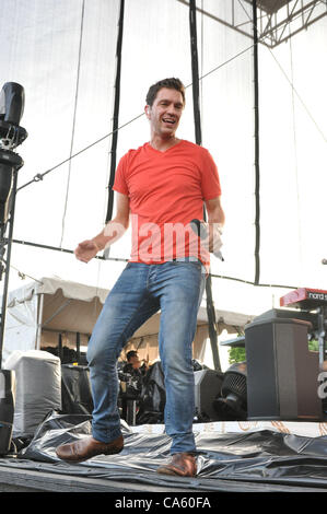 June 11, 2012 - Raleigh, North Carolina, U.S. - Singer ANDY GRAMMAR performing live at the Raleigh Amphitheater. (Credit Image: © Tina Fultz/ZUMAPRESS.com) Stock Photo