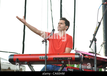 June 11, 2012 - Raleigh, North Carolina, U.S. - Singer ANDY GRAMMAR performing live at the Raleigh Amphitheater. (Credit Image: © Tina Fultz/ZUMAPRESS.com) Stock Photo