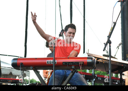 June 11, 2012 - Raleigh, North Carolina, U.S. - Singer ANDY GRAMMAR performing live at the Raleigh Amphitheater. (Credit Image: © Tina Fultz/ZUMAPRESS.com) Stock Photo