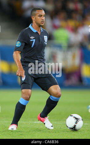 THEO WALCOTT ENGLAND& ARSENAL FC OLYMPIC STADIUM KHARKIV UKRAINE UKRAINE 15 June 2012 Stock Photo