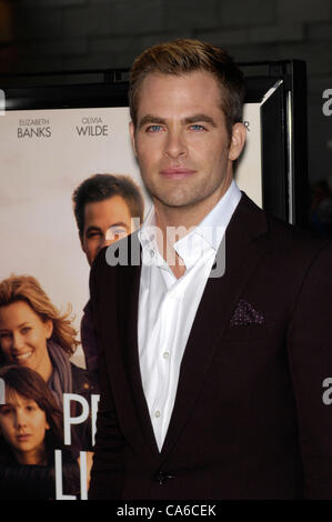 June 16, 2012 - Hollywood, California, U.S. - Chris Pine during the Los Angeles Film Festival's presentation of the new movie from DreamWorks Studios PEOPLE LIKE US, held at the Regal Cinemas at L.A. Live, on June 15, 2012, in Los Angeles.(Credit Image: Â© Michael Germana/Globe Photos/ZUMAPRESS.com) Stock Photo