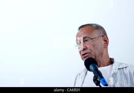 Director Andrei Konchalovsky during a press conference at the Art Film ...