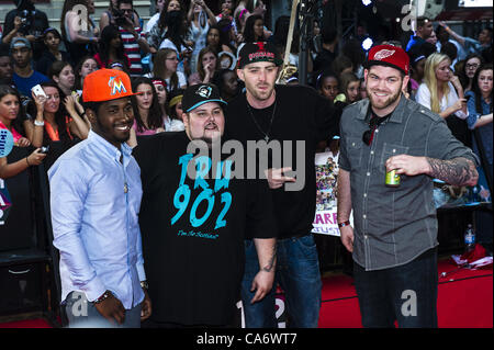 June 17, 2012 - Toronto, Ontario, Canada - CLASSIFIED at the Much Music Video Awards 2012 Red Carpet in Toronto (Credit Image: © Igor Vidyashev/ZUMAPRESS.com) Stock Photo