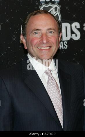 Gary Bettman (NHL Commissioner) in attendance for 2012 National Hockey League NHL Awards, Encore Theater at the Wynn Las Vegas, Las Vegas, NV June 20, 2012. Photo By: James Atoa/Everett Collection Stock Photo