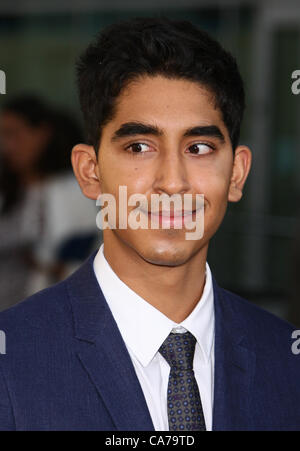 DEV PATEL THE NEWSROOM. HBO LOS ANGELES PREMIERE HOLLYWOOD LOS ANGELES CALIFORNIA USA 20 June 2012 Stock Photo