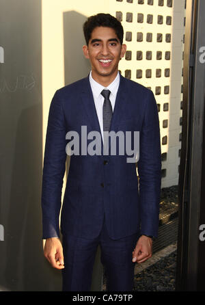 DEV PATEL THE NEWSROOM. HBO LOS ANGELES PREMIERE HOLLYWOOD LOS ANGELES CALIFORNIA USA 20 June 2012 Stock Photo