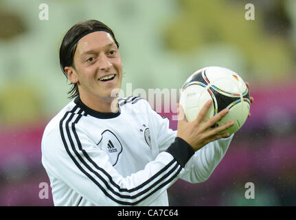 21.06.2012. Gdansk, Poland.  Germany's Mesut Oezil attends a training session of the German national soccer team at Arena Gdansk in Gdansk, Poland, 21 June 2012. Stock Photo