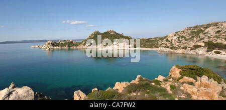 Clear turquoise water at Maddalena Archipelago in Sardinia Stock Photo ...