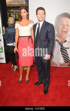 June 21, 2012 - Los Angeles, California, U.S. - Mark Wahlberg, Rhea Durham Attending The Los Angeles Premiere of ''TED'' Held at the Grauman's Chinese Theatre in Hollywood, California on June 21, 2012. 2012.(Credit Image: Â© D. Long/Globe Photos/ZUMAPRESS.com) Stock Photo