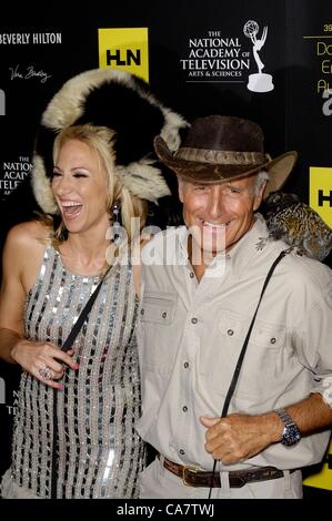 Debbie Gibson, Jack Hannah at arrivals for Daytime Entertainment Creative Arts Emmy Awards, Beverly Hilton Hotel, Los Angeles, CA June 23, 2012. Photo By: Michael Germana/Everett Collection/Alamy Live News Stock Photo