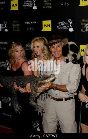 Debbie Gibson, Jack Hannah at arrivals for Daytime Entertainment Creative Arts Emmy Awards, Beverly Hilton Hotel, Los Angeles, CA June 23, 2012. Photo By: Michael Germana/Everett Collection/Alamy Live News Stock Photo