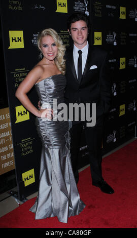 June 23, 2012 - Los Angeles, California, U.S. - Eddie Alderson and Kristen Alderson  attend  The 39th Annual Daytime  Emmy Awards 2012  on the 23rd June 2012 at The Beverly Hilton Hotel,Beverly Hills,CA.USA.(Credit Image: Â© TLeopold/Globe Photos/ZUMAPRESS.com) Stock Photo