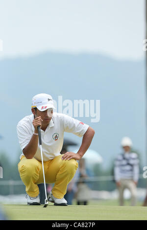 Hideki Matsuyama,  JUN 24, 2012 - Golf : Japan Golf Tour Mizuno Open 2012, Final Round at JFE Setonaikai Golf Club, Okayama, Japan. (Photo by Akihiro Sugimoto/AFLO SPORT) [1080] Stock Photo