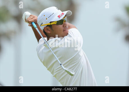 Hideki Matsuyama,  JUN 24, 2012 - Golf : Japan Golf Tour Mizuno Open 2012, Final Round at JFE Setonaikai Golf Club, Okayama, Japan. (Photo by Akihiro Sugimoto/AFLO SPORT) [1080] Stock Photo