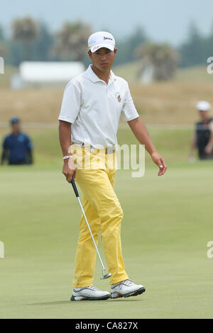 Hideki Matsuyama,  JUN 24, 2012 - Golf : Japan Golf Tour Mizuno Open 2012, Final Round at JFE Setonaikai Golf Club, Okayama, Japan. (Photo by Akihiro Sugimoto/AFLO SPORT) [1080] Stock Photo