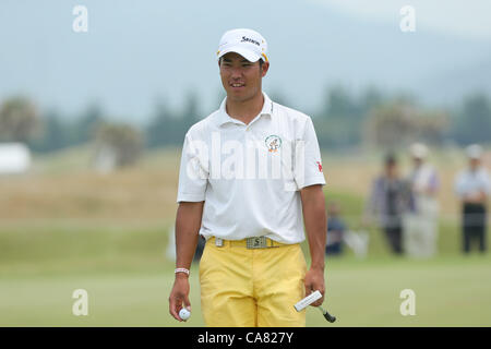 Hideki Matsuyama,  JUN 24, 2012 - Golf : Japan Golf Tour Mizuno Open 2012, Final Round at JFE Setonaikai Golf Club, Okayama, Japan. (Photo by Akihiro Sugimoto/AFLO SPORT) [1080] Stock Photo