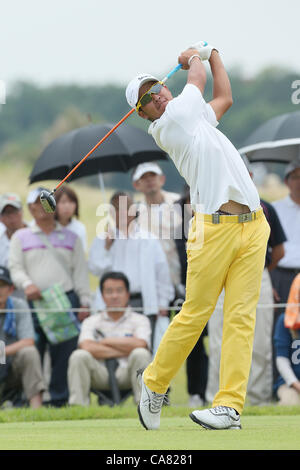 Hideki Matsuyama,  JUN 24, 2012 - Golf : Japan Golf Tour Mizuno Open 2012, Final Round at JFE Setonaikai Golf Club, Okayama, Japan. (Photo by Akihiro Sugimoto/AFLO SPORT) [1080] Stock Photo