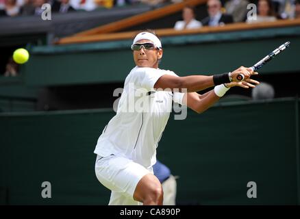 AKGUL AMANMURADOVA UZBEKISTAN THE ALL ENGLAND TENNIS CLUB WIMBLEDON LONDON ENGLAND 26 June 2012 Stock Photo