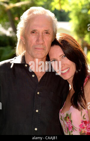 Aug 02, 2003; Tarzana , CA, USA; Actor DAVID CARRADINE with his wife
