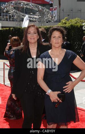 Aug. 21, 2010 - Hollywood, California, U.S. - Wendy Melvoin and Lisa Coleman during the 2010 Primetime Creative Arts Emmy Awards, held at the Nokia Theatre, on August 21, 2010, in Los Angeles.. 2010.K66163MGE(Credit Image: Â© Michael Germana/Globe Photos/ZUMApress.com) Stock Photo