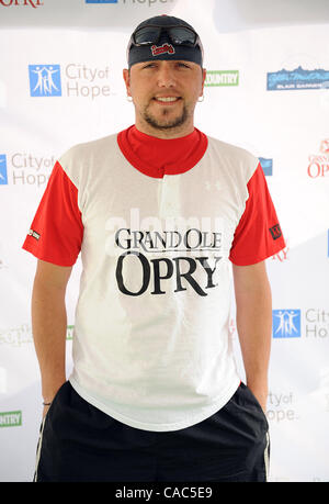 Jun 7, 2010 - Nashville, Tennessee; USA - Singer JASON ALDEAN takes part in the 20th Annual City of Hope Celebrity Softball Challenge that took place at Greer Stadium located in Nashville.  Copyright 2010 Jason Moore. Stock Photo