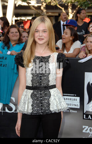 June 24, 2010 - Los Angeles, California, U.S. - ELLE FANNING Attending The Los Angeles Film Festival Premiere Of ''The Twilight Saga Eclipse'' Held At The Nokia Theatre In Los Angeles, California On june 24, 2010. 2010..K65245LONG(Credit Image: Â© D. Long/Globe Photos/ZUMApress.com) Stock Photo