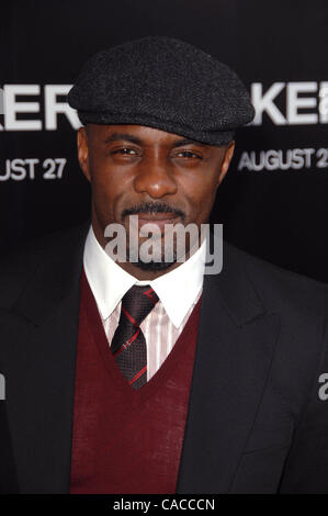 Aug. 04, 2010 - Los Angeles, California, U.S. - IDRIS ELBA Attending The World Premiere Of TAKERS Held At The Arclight Cinerama Dome In Hollywood, California On August  4, 2010. 2010.K65449LONG(Credit Image: Â© D. Long/Globe Photos/ZUMApress.com) Stock Photo