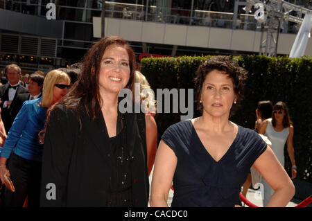 Aug. 21, 2010 - Los Angeles, California, U.S. - WENDY MELVOIN, LISA COLEMAN Attending The 2010 Creative Arts Emmy Awards Held At Nokia Theatre In Los Angeles, California On August 21, 2010 .  2010.K66170LONG(Credit Image: Â© D. Long/Globe Photos/ZUMApress.com) Stock Photo