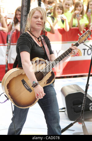 Jun. 03, 2010 - New York, New York, U.S. - American Idol runner-up CRYSTAL BOWERBOX performs on the 'Today' show held at Rockefeller Plaza. (Credit Image: © Nancy Kaszerman/ZUMApress.com) Stock Photo