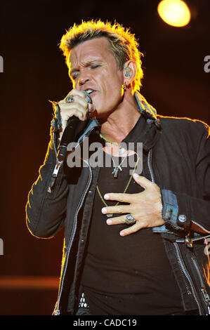 Billy Idol performed a live concert at the Chumash Casino Resort in Santa Ynez, CA. on August 19, 2010.(Credit Image: © John Pyle/Cal Sport Media/ZUMApress.com) Stock Photo