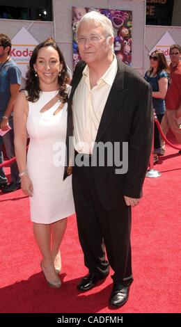 Jun 13, 2010 - Los Angeles, California, U.S. - Composer/Musician RANDY NEWMAN and wife at the 'Toy Story 3' World Premiere held at the El Capitan Theater, Hollywood.  (Credit Image: © Paul Fenton/ZUMApress.com) Stock Photo