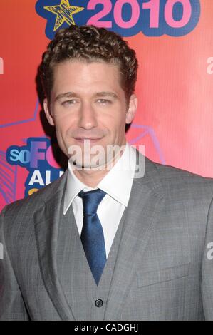 Aug. 02, 2010 - Los Angeles, California, USA -  Aug 02, 2010 - Los Angeles, California, USA - Actor MATTHEW MORRISON  at the Fox All Star Party held on Santa Monica Pier, Los Angeles. (Credit Image: © Paul Fenton/ZUMApress.com) Stock Photo