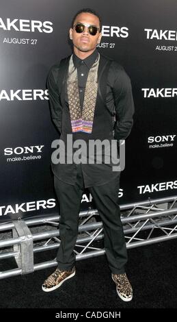 Aug. 04, 2010 - Los Angeles, California, USA - Aug 04, 2010 - Los Angeles, California, USA - CHRIS BROWN at the World Premiere of 'Takers' held at the Archlight Cinerama Dome Hollywood. (Credit Image: © Paul Fenton/ZUMApress.com) Stock Photo