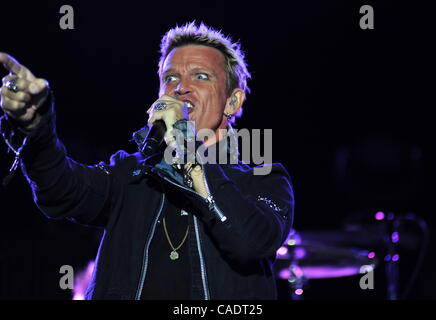 Billy Idol performed a live concert at the Chumash Casino Resort in Santa Ynez, CA. on August 19, 2010.(Credit Image: © John Pyle/Cal Sport Media/ZUMApress.com) Stock Photo