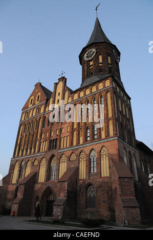 Sep. 30, 2007 - Sovetsk, Russia - Kaliningrad town of Kaliningrad gerion of Russia.(former ;nigsberg city of German eastern province Prussia). Old cathedral of Kaliningrad . (Credit Image: © PhotoXpress/ZUMAPRESS.com) Stock Photo