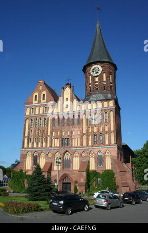 Sep. 30, 2007 - Sovetsk, Russia -  Kaliningrad town of Kaliningrad gerion of Russia.(former ;nigsberg city of German eastern province Prussia). Old cathedral of Kaliningrad . (Credit Image: © PhotoXpress/ZUMAPRESS.com) Stock Photo