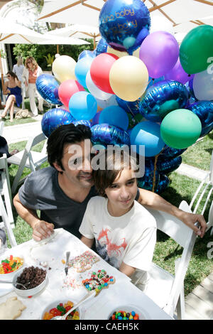 June 27, 2010 - Beverly Hills, California, USA - Gilles Marini  at the launch of childrenÃ•s entertainment brand Juno Baby's ''One For All'' Bus Tour in Los Angeles (Credit Image: © Jonathan Alcorn/ZUMApress.com) Stock Photo