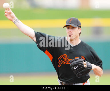 Feb 24, 2007 - Scottsdale, AZ, USA - San Francisco Giants relief pitcher  BRIAN WILSON, seen at a spring training workout, Saturday, Feb. 24, 2007 in  Scottsdale, Ariz. (Credit Image: © D.