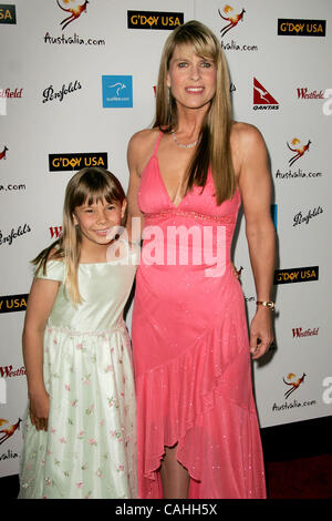 Jan 19, 2008 - Hollywood, California, USA - BINDI & TERRI IRWIN arriving at the GDay USA: Australia Week Gala held at Hollywood & Highland. (Credit Image: © Lisa O'Connor/ZUMA Press) Stock Photo