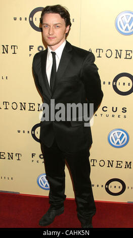 Dec 06, 2007; Hollywood, California, USA;  Actor JAMES McAVOY  at the 'Atonement' Los Angeles Premiere held at The Academy of Motion Picture Arts and Sciences Mandatory Credit: Photo by Paul Fenton/ZUMA Press. (©) Copyright 2007 by Paul Fenton Stock Photo